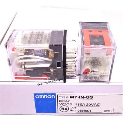 Nouveau Relais de puissance Omron d'origine 3A DC24V AC220V My4n My4n